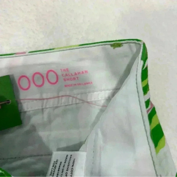 Lilly Pulitzer The Callahan Short Green Printed Size 000 - Picture 3 of 9